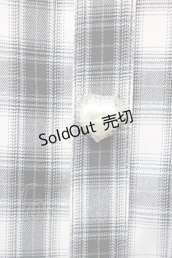 画像4: 【SALE】Ank Rouge / ハートボタンチェックワンピース M ピンク T-25-05-18-011-CA-OP-SA-ZT260