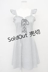 Ank Rouge / 千鳥柄レースアップジャンスカ M ブラック T-25-05-18-013-CA-OP-SA-ZT