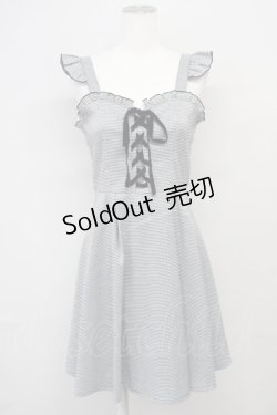 画像1: Ank Rouge / 千鳥柄レースアップジャンスカ M ブラック T-25-05-18-013-CA-OP-SA-ZT