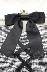 画像4: 【SALE】Ank Rouge / パール衿スピンドルワンピース M ブラックチドリ T-25-05-18-014-CA-OP-SA-ZT260 (4)