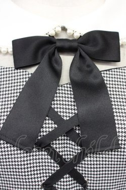 画像4: Ank Rouge / パール衿スピンドルワンピース M ブラックチドリ T-25-05-18-014-CA-OP-SA-ZT