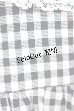 画像5: Ank Rouge / スピンドルギンガムキャミワンピース M ブラック T-25-05-18-015-CA-OP-SA-ZT