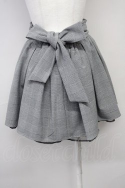画像2: Ank Rouge / ビット付きチェックプリーツスカート M ブラック T-25-05-18-016-CA-SK-SA-ZT