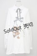 Honey Cinnamon / マリオネット衿付きスウェット  ホワイト T-25-05-18-002-LO-TO-SA-ZT259