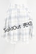 Ank Rouge / ハートバックルプリーツスカート M グレー T-25-05-23-016-CA-SK-SA-ZT