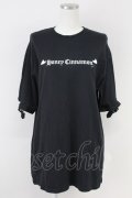 Honey Cinnamon / 鍵プリントカットソー  ブラック T-25-05-23-003-LO-TO-SA-ZT