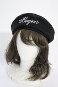 Ank Rouge / ロゴベレー  ブラック T-25-05-23-023-CA-AC-SA-ZT