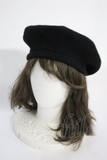 画像1: 【SALE】Ank Rouge / ベレー帽  ブラック T-25-05-23-024-CA-AC-SA-ZTK007 (1)
