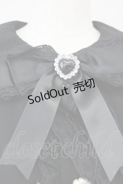 画像4: Ank Rouge / ラッセルレース&ビジューボタンブラウス M ブラック T-25-05-23-007-CA-BL-SA-ZT370