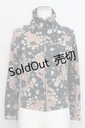 Jane Marple / くまマーガレットハイネックZIPトップス  黒ＸブラウンＸ白 T-25-06-06-021-JM-TO-SA-ZT435