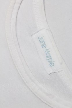 画像8: Jane Marple / レースリボン半袖カットソー  白 T-25-06-06-002-JM-TO-SA-ZT045