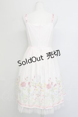 画像2: Emily Temple cute / 刺繍風お花プリントジャンパースカート  ピンク T-25-06-06-025-ET-OP-SA-ZT