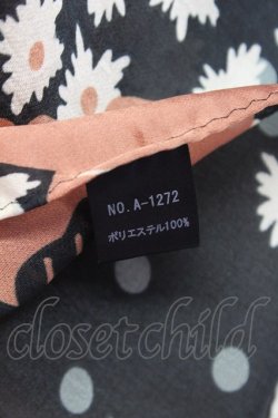 画像5: Jane Marple / くまマーガレットスカーフ  黒Ｘブラウン T-25-06-06-030-JM-ZA-SA-ZT