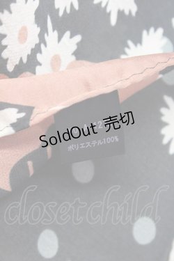 画像5: Jane Marple / くまマーガレットスカーフ  黒Ｘブラウン T-25-06-06-030-JM-ZA-SA-ZT437