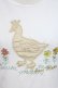 画像3: Jane Marple / 白鳥刺繍ワッペン半袖カットソー  白 T-25-06-06-005-JM-TO-SA-ZT (3)