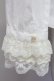 画像3: Jane Marple / フロントレース長袖ブラウス  白X生成り T-25-06-06-007-JM-BL-SA-ZT045