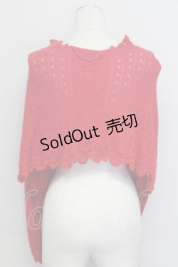 画像2: Jane Marple / レースニットボレロ  赤 T-25-06-06-018-JM-TO-SA-ZT435