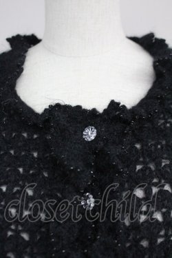 画像4: Emily Temple cute / フリルニットカーディガン  黒 T-25-06-09-020-ET-TO-SA-ZT019