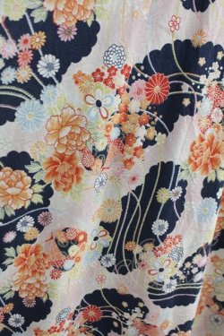 画像5: SERAPHIM / 花舞ワンピース  黒Ｘアイボリー T-25-06-09-022-LO-OP-SA-ZT140