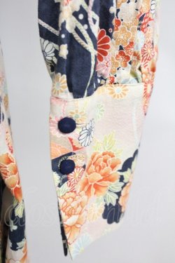 画像9: SERAPHIM / 花舞ワンピース  黒Ｘアイボリー T-25-06-09-022-LO-OP-SA-ZT140