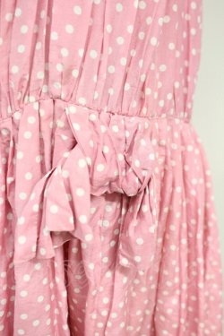 画像5: Jane Marple Dans Le Salon / ドットノースリーブワンピース M ピンクＸ白 T-25-06-09-026-JM-OP-SA-ZT139