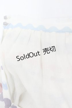 画像4: Jane Marple / ドットボーダースカート  アイボリー T-25-06-09-033-JM-SK-SA-ZT151