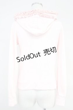 画像2: Jane Marple / JM刺繍パーカー  ピンク T-25-06-09-005-JM-TO-SA-ZT