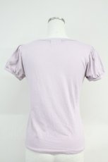 画像2: Jane Marple / デコパージュ半袖カットソー  ラベンダー T-25-06-09-007-JM-TO-SA-ZT018 (2)