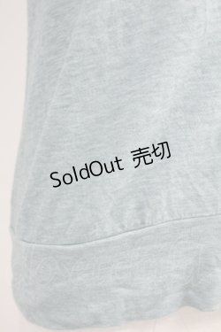 画像5: Jane Marple / フロントサテンリボンデザインカーディガン  サックスＸグレー T-25-06-09-012-JM-TO-SA-ZT019