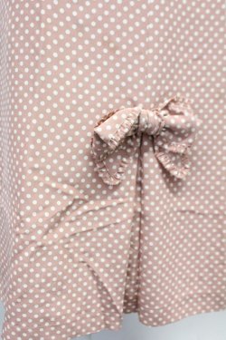 画像8: PINK HOUSE / ドット柄フリルリボンセットアップ  ピンク T-25-06-16-012-LO-BL-SA-ZT247