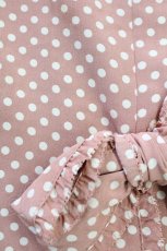 画像10: PINK HOUSE / ドット柄フリルリボンセットアップ  ピンク T-25-06-16-012-LO-BL-SA-ZT247 (10)