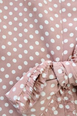 画像10: PINK HOUSE / ドット柄フリルリボンセットアップ  ピンク T-25-06-16-012-LO-BL-SA-ZT247
