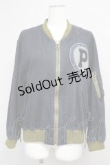 PINK HOUSE / Pワッペンブルゾン  ネイビー T-25-06-16-002-LO-JA-SA-ZT268