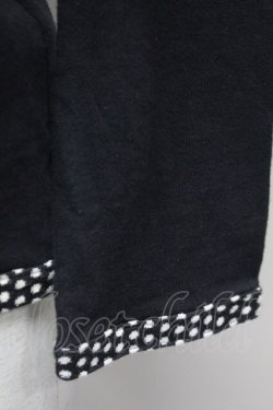 画像3: INGEBORG / 金ボタンジャケット風カットカーディガン  ブラック T-25-06-16-004-LO-OP-SA-ZT268