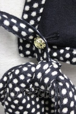 画像5: INGEBORG / 金ボタンジャケット風カットカーディガン  ブラック T-25-06-16-004-LO-OP-SA-ZT268