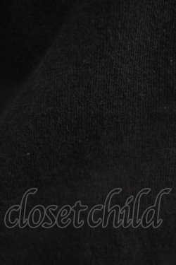 画像7: INGEBORG / 金ボタンジャケット風カットカーディガン  ブラック T-25-06-16-004-LO-OP-SA-ZT268