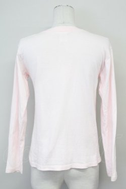画像2: Nile Perch / スノーホワイトパッチ長袖Tシャツ 150 ピンク T-25-06-21-007-LO-TS-SA-ZT