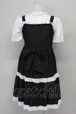 画像2: LOLITAその他 / ワンピース&ジャンパースカートセット  ブラック&ホワイト T-25-06-21-008-LO-OP-SA-ZT