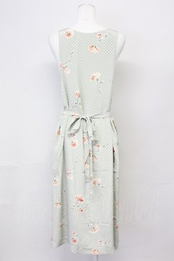 画像2: PINK HOUSE / カーネーション柄ジャンパースカート  グリーン T-25-06-21-009-LO-OP-SA-ZT