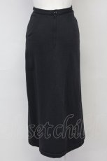 画像2: INGEBORG / 裾リボンカットスカート  ブラック T-25-06-21-015-LO-SK-SA-ZT373 (2)