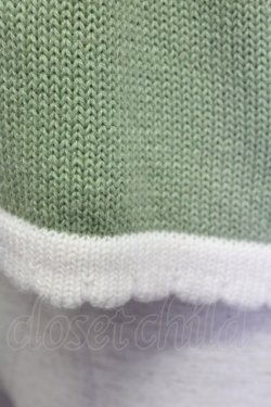 画像10: PINK HOUSE / まきばのひつじ柄ニットカーディガン  青 T-25-06-23-004-LO-TO-SA-ZI