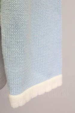 画像11: PINK HOUSE / まきばのひつじ柄ニットカーディガン  青 T-25-06-23-004-LO-TO-SA-ZI