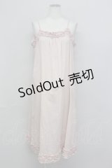 PINK HOUSE / ローンキャミソールワンピース  ピンク T-25-06-23-006-LO-OP-SA-ZI