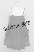 Candy Stripper / DENIM MINI ONE-PIECE 2 黒デニム T-25-06-23-007-PU-OP-SA-ZT