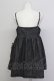 画像2: Candy Stripper / DENIM MINI ONE-PIECE 2 黒デニム T-25-06-23-007-PU-OP-SA-ZT (2)
