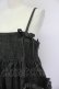 画像4: Candy Stripper / DENIM MINI ONE-PIECE 2 黒デニム T-25-06-23-007-PU-OP-SA-ZT (4)