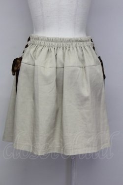 画像2: axes femme / ダブルレースアップスカパン  アイボリー T-25-06-23-008-AX-PA-SA-ZT