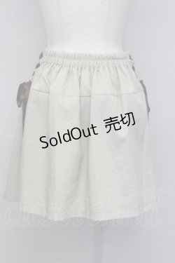 画像2: axes femme / ダブルレースアップスカパン  アイボリー T-25-06-23-008-AX-PA-SA-ZI