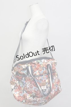 画像1: PINK HOUSE / MEDIUM HARPER BAG PH Wappen Party  ネイビー T-25-06-23-012-LO-BG-SA-ZT