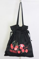 PINK HOUSE / PINK HOUSE×マイメロディ 巾着型トートバッグ  黒 T-25-06-23-014-LO-BG-SA-ZT